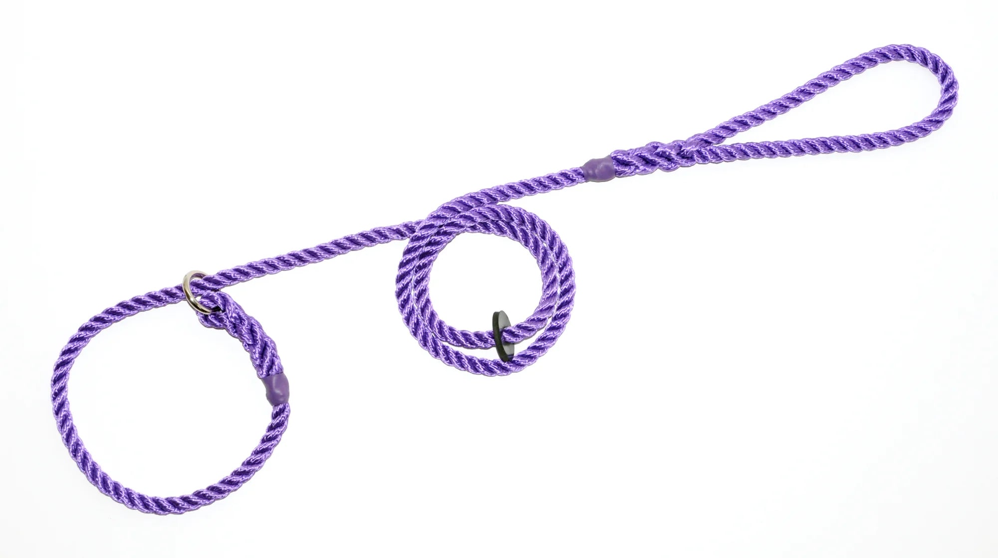Hand Made Rope Slip/Gundog Lead With Rubber Stop