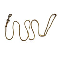 Hand Made Rope Clip Lead With Ring - 4mm diameter, 1.2m length, Natural