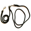 Hand Made Rope Over The Shoulder Clip Lead - 10mm diameter, 2.5m length, M.O.D. Olive