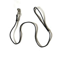 Hand Made Rope Clip Lead With Ring - 4mm diameter, 0.95m length (no sleeves) Matt Black
