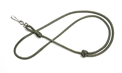 4mm Diameter Traditional Whistle Lanyard Adjustable At Hook End