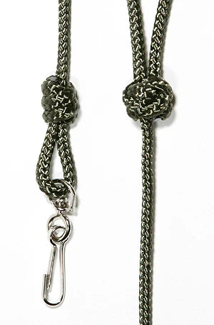 4mm Diameter Traditional Whistle Lanyard Adjustable At Hook End
