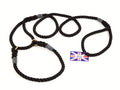 Hand Made Rope Dog Show Lead With Centre Pull Collar
