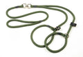 Braided Brace Slip Lead With Swivel - (two dogs one handle)