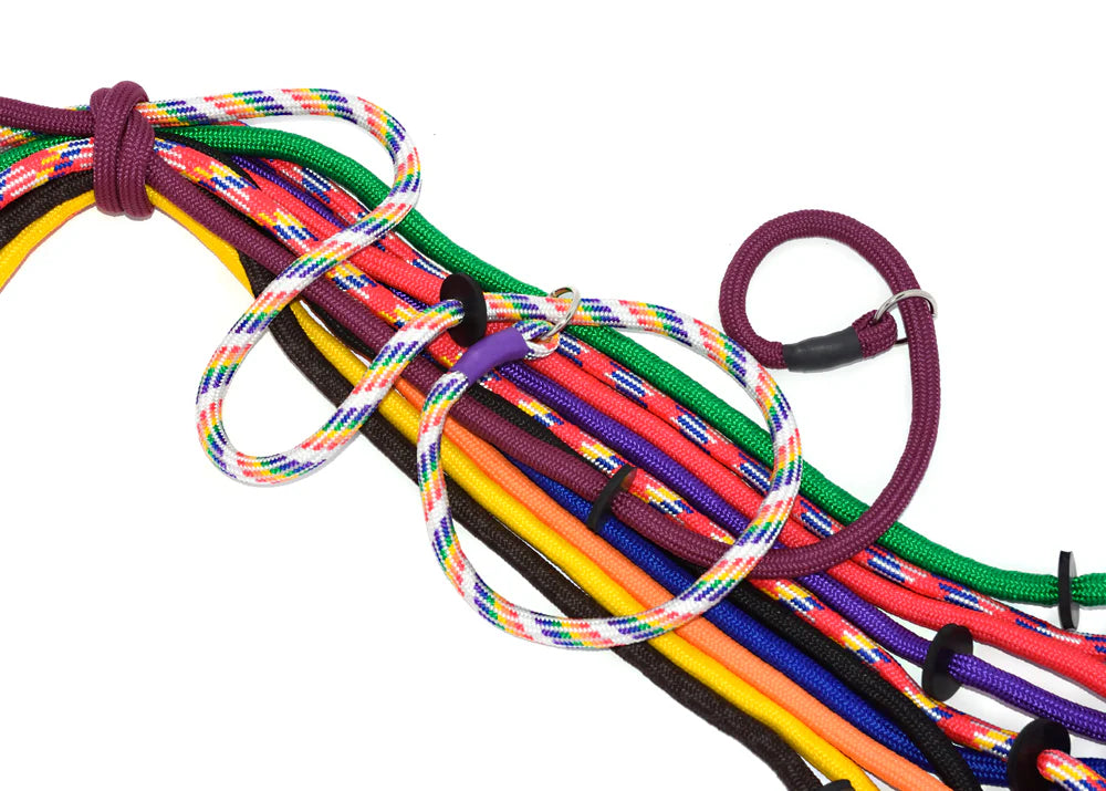 Braided Slip Lead With Rubber Stop