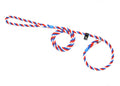 Hand Made Rope Slip/Gundog Lead With Leather Stop