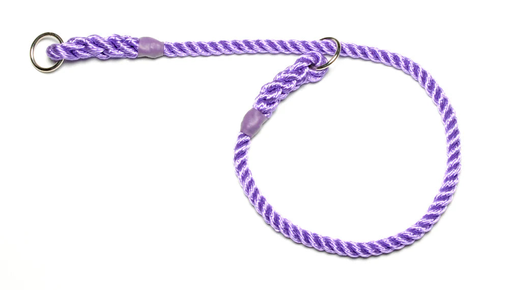 Hand Made Rope Dog Slip Collar No Stopper