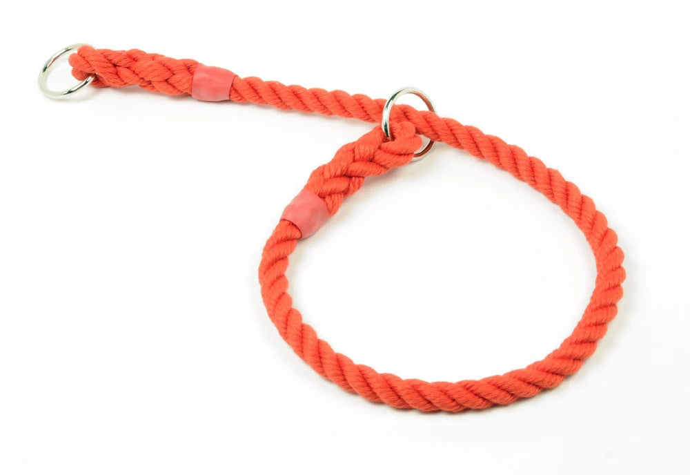 Hand Made Rope Dog Slip Collar No Stopper