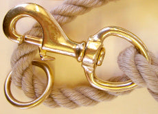 Hand Made Rope Dog Clip Lead With Ring